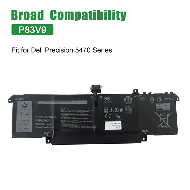 Batería de Repuesto P83V9 para Dell Precision 5470 5480 5490 Series Notebook 0CDTT2 CDTT2 YXP8T - JIAZIJIA 4