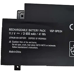 Batería de Repuesto VGP-BPS34 para Sony Vaio 15 Touch SVF15A16CXB SVF14AC1QL SVF14AC1QU SVF14A14CXP SVF14A14CXS SVF14A15CXB - FLYRLB