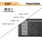 Batería de Repuesto JHT2H para Dell Latitude 7310 7410 - ZTHY 3