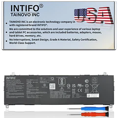 Batería de Repuesto C31N2205 para ASUS Chromebook Vibe CX34 Flip CX3401FBA CM3401FFA CM3401-R3128BL CX9 CX9400CEA-DS566T - INTIFO