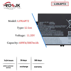 Batería de Repuesto AH04XL para Lenovo ThinkPad P15V Gen 1 20TQ 20TR Gen 2 21A9