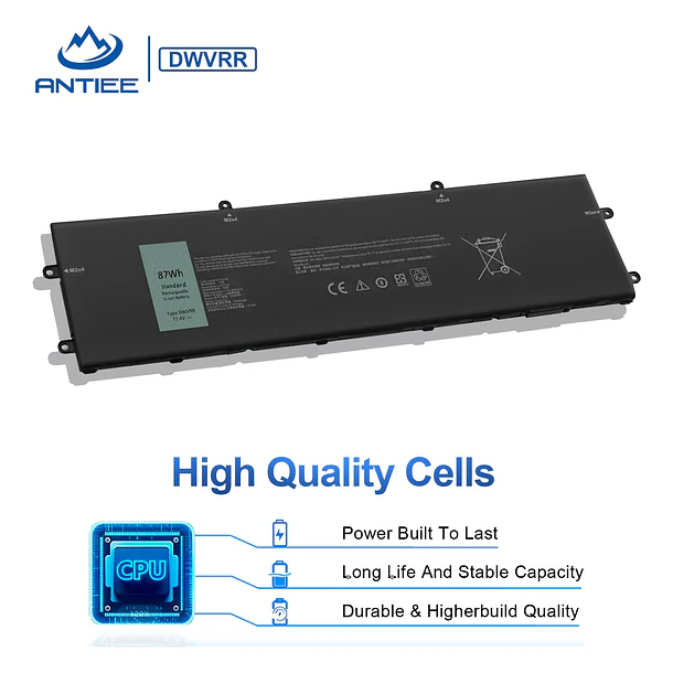 Batería de Repuesto DWVRR para Dell Alienware X15 R1 R2 X17 R1R2 - DWVRR 5
