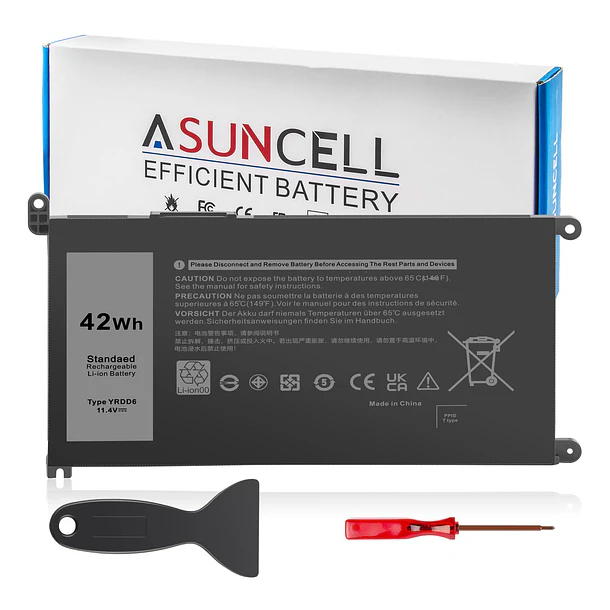 Batería de Repuesto YRDD6 para Dell inspiron 15 3000 Series 3583 3593 3582 3584 3501,inspiron 1