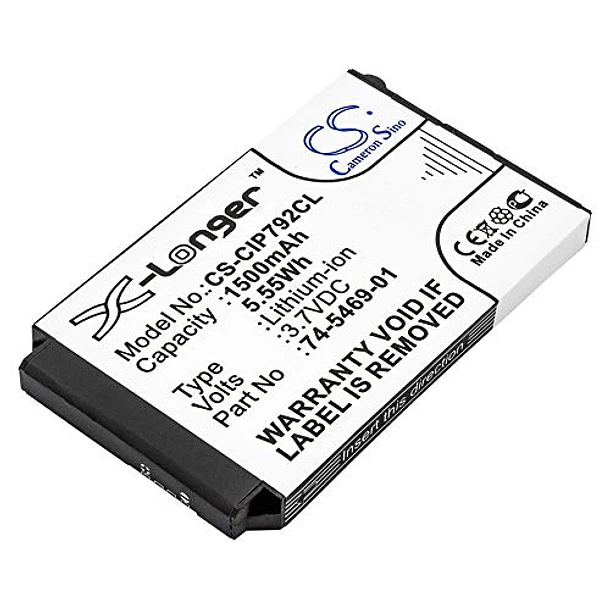Batería de Repuesto CS-CIP792CL para Cisco 7026G 74-5468-01 7925 7925G 7925G-EX 7926 7926G CP-7925G-A-K9 CP-7925G-EX-K9 - XSPLENDOR 6