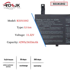 Batería de Repuesto B31N1534 para Asus VivoBook 15 F513 M513 K513 X513 S513 S15 X531FA
