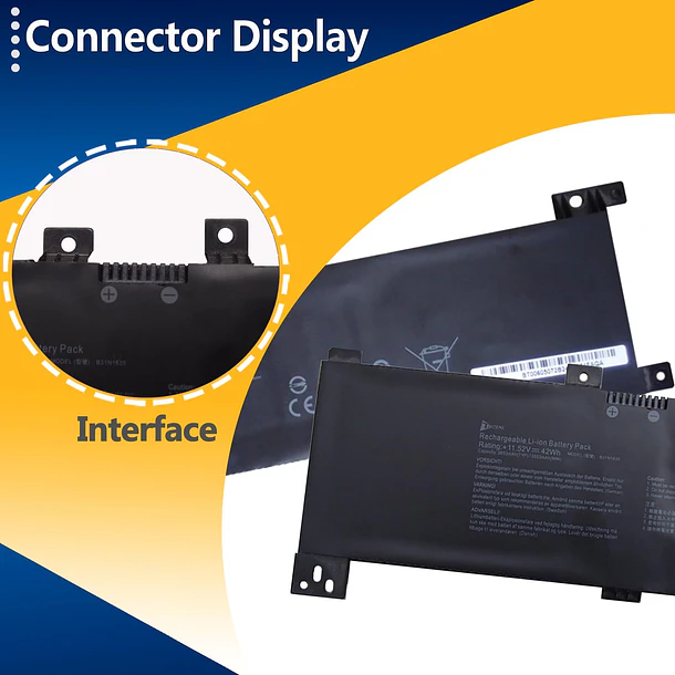 Batería de Repuesto B31N1635 para VivoBook A705 M705 F705 S705 A705U X705UA N705UD N705UN N705UQ - TAVZENL 3
