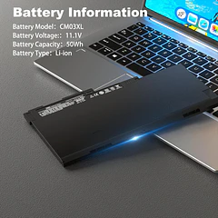 Batería de Repuesto CM03XL para HP EliteBook 840 845 850 855 740 745 750 755 - Gihebac