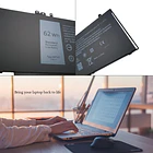 Batería de Repuesto 6MT4T para Dell Laptop Compatible with Dell Latitude E5570 E5470 5470 5570 - Xaocaige 2