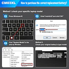 Batería de Repuesto CM03XL para HP EliteBook 840 845 850 855 740 745 750 755 - Gihebac 3