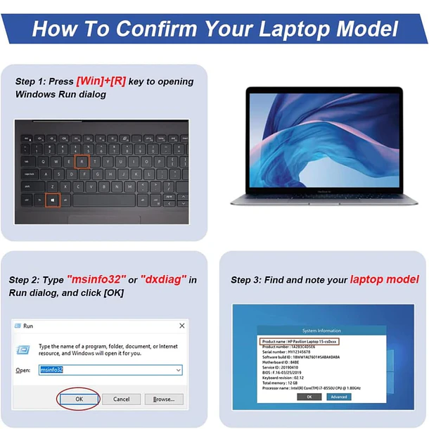 Batería de Repuesto V0GMT para Dell G7 17 & XPS 15 - ANTIEE 6