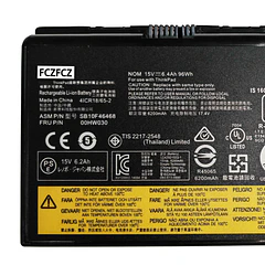 Batería de Repuesto 00HW030 para Lenovo ThinkPad P70 20ER 20ES / ThinkPad P71 20HK 20HL - FCZFCZ