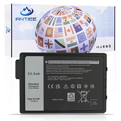 Batería de Repuesto XVJNP para Dell Latitude 5430 7330 Rugged Extreme P148G P148G001 P149G P149G001 - ANTIEE XVJNP