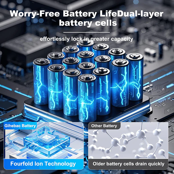 Batería de Repuesto CM03XL para HP EliteBook 840 845 850 855 740 745 750 755 - Gihebac 6