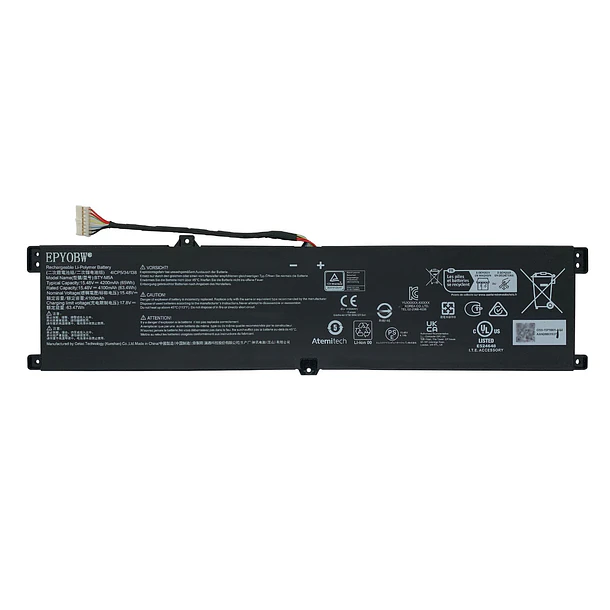 Batería de Repuesto BTY-M5A para diversos equipos compatibles según modelo BTY-M5A - EPYOBW 1