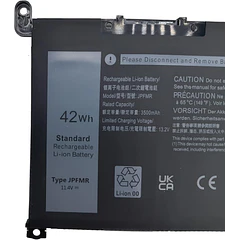Batería de Repuesto JPFMR para Dell Chromebook 3400 3100 2-in-1 5488 5493 5593 P90F Series - Fully. JPFMR