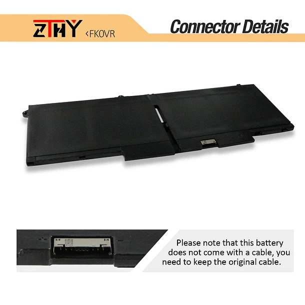 Batería de Repuesto FK0VR para Dell Latitude 5330 5430 5