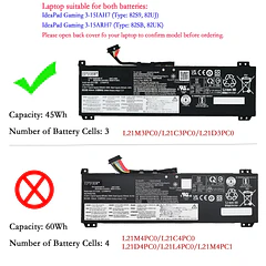 Batería de Repuesto L21M3PC0 para diversos equipos compatibles según modelo L21M3PC0 - EPYOBW