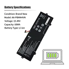 Batería de Repuesto AA-PBMN4VN para Samsung Galaxy Book Pro 360 15