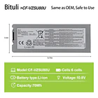 Batería de Repuesto CF-VZSU80U para Panasonic CF-C2 Toughbook Tablet PC Series Notebook CF-VZSU83U CF-VZSU82U CF-C2AECCHCE - Bituli 2