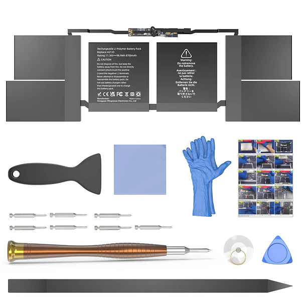 Batería de Repuesto A2113 para MacBook Pro 16 inch 2019 Released Model A2141 EMC 3347 - JGTM 1