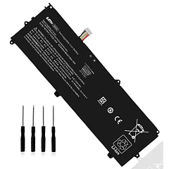 Batería de Repuesto JI04XL para HP Elite x2 1012 V2D65PA/HSN-I07C G1 Series, 1KE33AW/1KE36AW/2TS26EA G2 Series, - GBLGBD