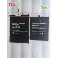 Batería de Repuesto para NV-3178185-2S 34160201P Digma EVE 15 P417 ES5063EW P418 ES5064EW Tablet - Civhomy