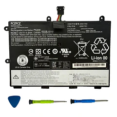 Batería de Repuesto 45N1750 para Lenovo ThinkPad 11e 20DA 20E6 20E8 20ED 20EE / Chromebook - FCZFCZ