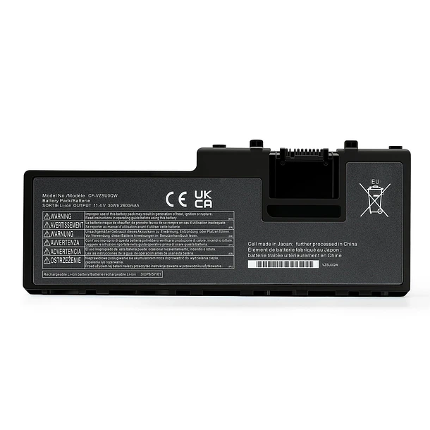 Batería de Repuesto CF-VZSU0QW para Panasonic Toughbook CF-20 & Toughpad FZ-A2 CF-VEK20 Series, CF-20A0205NG FZ-A2A203CA3, - Mozzoom 1