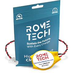 Batería CMOS RTC de Repuesto CR2016 para Lenovo ThinkPad A285 (Type 20MW, 20MX) - Rome Tech