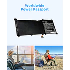 Batería de Repuesto GK5KY para Asus ZenBook Pro G501 G501VW G501VJ G501JW G601J N501J N501JW - Jbery 6