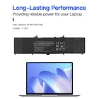 Batería de Repuesto B31N1535/B21N1628 para ASUS ZenBook UX310 UX310UA UX310UQ UX410UA UX410UQ 3ICP7/60/80 0B200-02020000 FB035T - SeaPlant 2