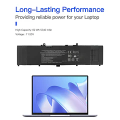 Batería de Repuesto B31N1535/B21N1628 para ASUS ZenBook UX310 UX310UA UX310UQ UX410UA UX410UQ 3ICP7/60/80 0B200-02020000 FB035T - SeaPlant