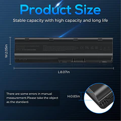 Batería de Repuesto CQ42 para HP Pavilion G6 G7 G6-1D38DX G6-1d21DX G6-1A30US G7-1260US CQ42 MU06
