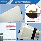 Batería de Repuesto EB-BW720ABA para Samsung ChromeBook Plus V2 XE520QAB XE521QAB Chromebook 4 XE310XBA XE350XBA - AURUNHO 3