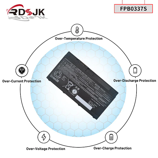 Batería de Repuesto C31N1517 para Fujitsu Lifebook P727 P728 U727 U728 U729 U729X Series FPCBP530AP 6