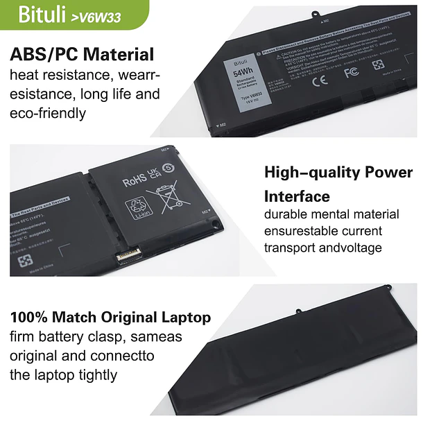 Batería de Repuesto C31N1636 para Dell Inspiron 3510 3511 3515 5310 5410 5418 5510 5515 - Bituli 3