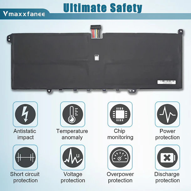 Batería de Repuesto L19M4PH2 para Lenovo Yoga 9-14ITL5 Yoga 9i (14inch) 2-in-1 Series 5B10Z33896 5B10Z33895 - Vmaxxfanee 4
