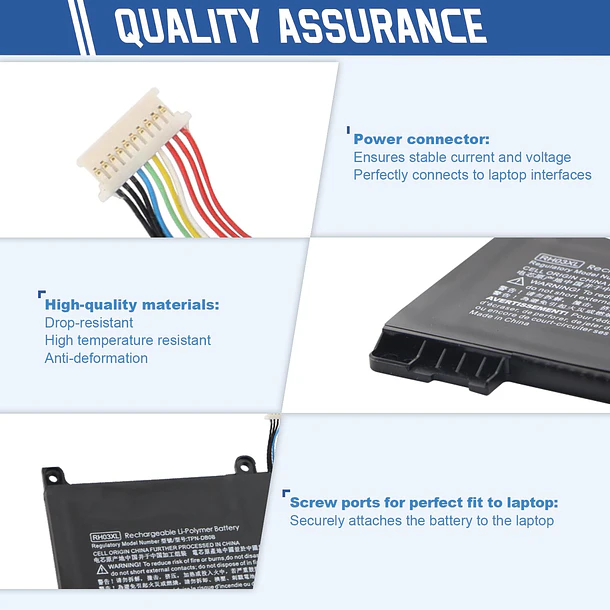 Batería de Repuesto RH03XL para HP ProBook 630/640/650/430/440/445/450 G8/G9/G10 5