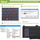 Batería de Repuesto C31N1636 para Dell Latitude 5421 5431 5521 5531 Precision 3561 3470 3571 - Bituli 4