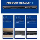 Batería de Repuesto HS04 para HP 240/245/246/250/255/256 G4‌ Series, 3000mAh 4-Cell Rechargeable Li-ion Battery, Compatible - GBLGBD 5