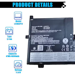 Batería de Repuesto para Lenovo 100w 300w 500w Gen 4 2023 Series 5B11H56355 L22M3P71