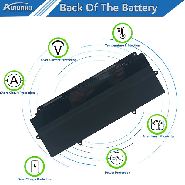 Batería de Repuesto FPB0340S para Fujitsu LifeBook U938 U939 U939X U937 E558 UH55/B3 UH90/B3 UH90/C3 - AURUNHO 6