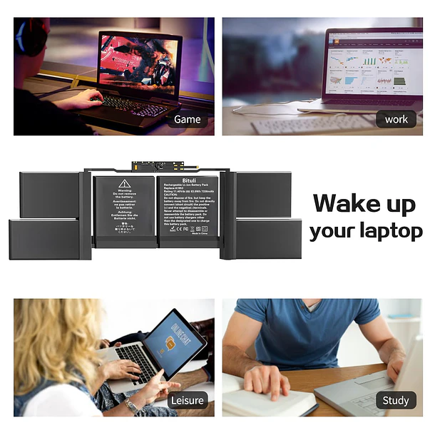 Batería de Repuesto 33YDH para MacBook Pro A1990 (Mid 2018 2019) MacBook Pro 15