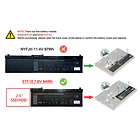 Batería de Repuesto BP02XL para Dell Precision 7530,7540, 7730 ,7740, P34E P34E001 P34E002 P74F P74F001 - DELL 5