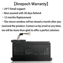 Batería de Repuesto B31N1912 para ASUS VivoBook 14 E410MA L410MA E410KA E510MA E510KA F414MA L510MA - Anepoch