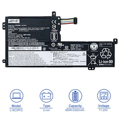 Batería de Repuesto L18C3PF2 para Ideapad L3-15IML05 L340-15API 15IWL 17API V155-15API V340-17IWL Series Notebook L18M3PF2 - JOTACT