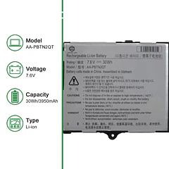 Batería de Repuesto AA-PBTN2QT para Samsung Notebook 9 NT900X3N NT900X3Y NT900X5Y NT901X5N Series Notebook Black - JIAZIJIA