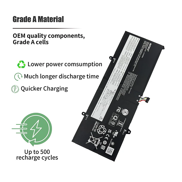Batería de Repuesto L21C4PE2 para Lenovo Yoga 6-13ALC7 6-13ABR8 Series L21D4PE1 L21M4PE2 5B11F29411 5B11N47428 5B11N47462 - INTIFO 4