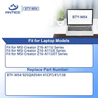 Batería de Repuesto BTY-M54 para MSI Creator Z16/Z17 Series 3