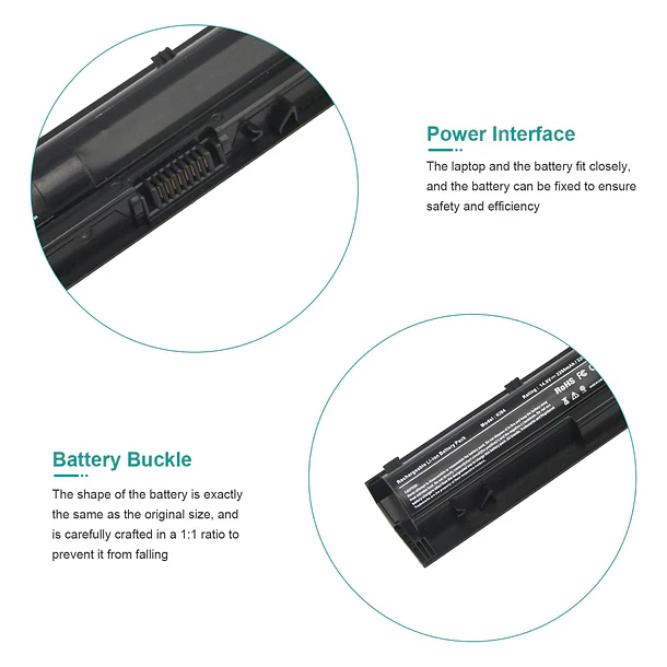 Batería de Repuesto KI04 para HP Pavilion 14-ab000 15-ab000 17-g000 Series 17-g121wm 17-g122ds 17-g122nf 800010-421 - Fancy Buying 4